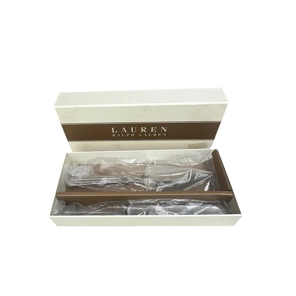 Ralph Lauren Watchband Cake Knife And Server Stainless Steel Set